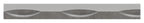 Flacheisen S235JR, 40x8mm, gewölbt, Kanten gehämmert, warmgewalzt, L: 3000mm