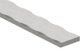 Flacheisen S235JR, 30x6mm, Kanten gehämmert, L: 3000mm
