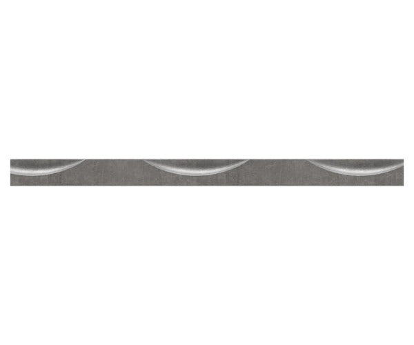 Flacheisen S235JR, 50x5mm, Kanten gehämmert, L: 3000mm