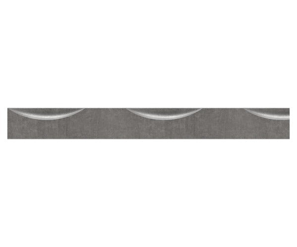 Flacheisen S235JR, 40x8mm, Kanten gehämmert
