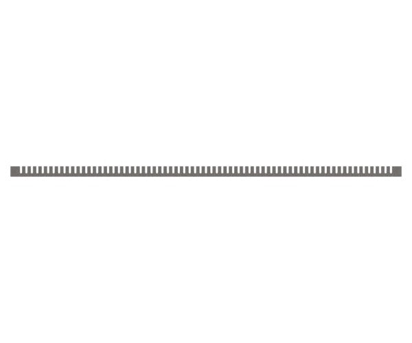 Krümmerleiste 40x8 L: 1500mm