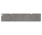 Flacheisen S235JR, 50x10mm, 2x gerillt, Kanten gehämmert, L: 3000mm