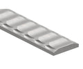 Flacheisen 40x8mm, gewellt und Kanten gehämmert, L: 3000mm