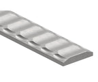 Flacheisen 40x8mm, gewellt und Kanten gehämmert, L: 3000mm