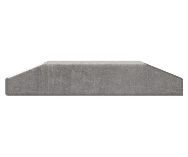 Flacheisen 40x8mm, gewellt und Kanten gehämmert, L: 3000mm