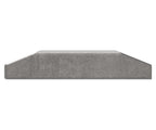 Flacheisen 40x8mm, gewellt und Kanten gehämmert, L: 3000mm