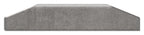 Flacheisen 40x8mm, gewellt und Kanten gehämmert, L: 3000mm