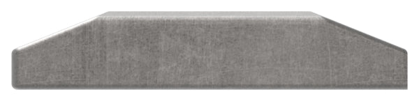 Flacheisen 40x8mm, gewellt und Kanten gehämmert, L: 3000mm