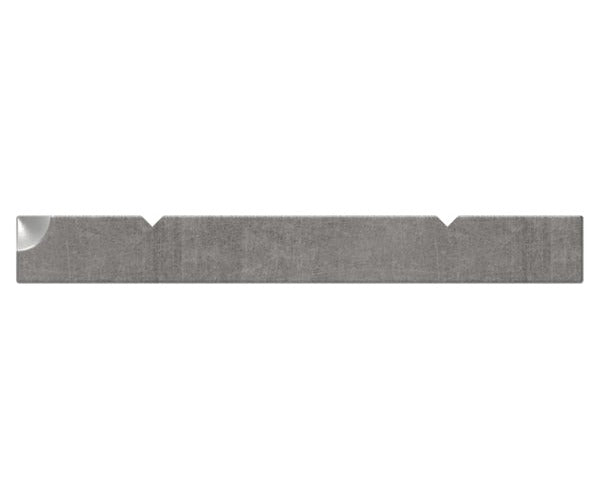 Flacheisen S235JR, 50x6mm, 2x gerillt, Kanten gehämmert, L: 3000mm
