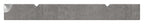 Flacheisen S235JR, 50x6mm, 2x gerillt, Kanten gehämmert, L: 3000mm