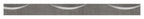 Flacheisen S235JR, 50x6mm, 2x gerillt, Kanten gehämmert, L: 3000mm