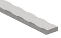 Flacheisen S235JR, 25x8mm, Kanten gehämmert, L: 3000mm