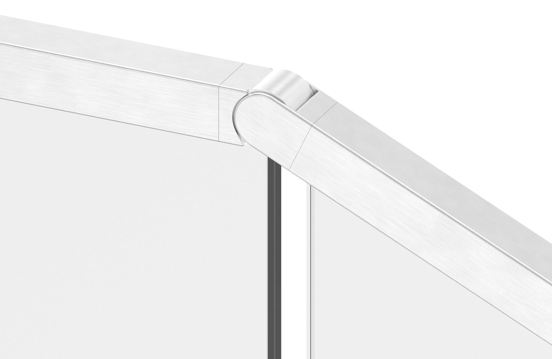 flexibler Verbinder für Quadrat-Nutrohr, abwärts 25-55°, V4
