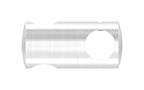 Doppelquerstabhalter ∅ 25 mm, mit 2 Bohrungen, zum Befestigen von Füllstäben, V2A