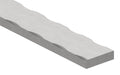 Flacheisen S235JR, 30x8mm, Kanten gehämmert, L: 3000mm