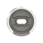 Wandhalter für Rund-Nutrohr, V2A