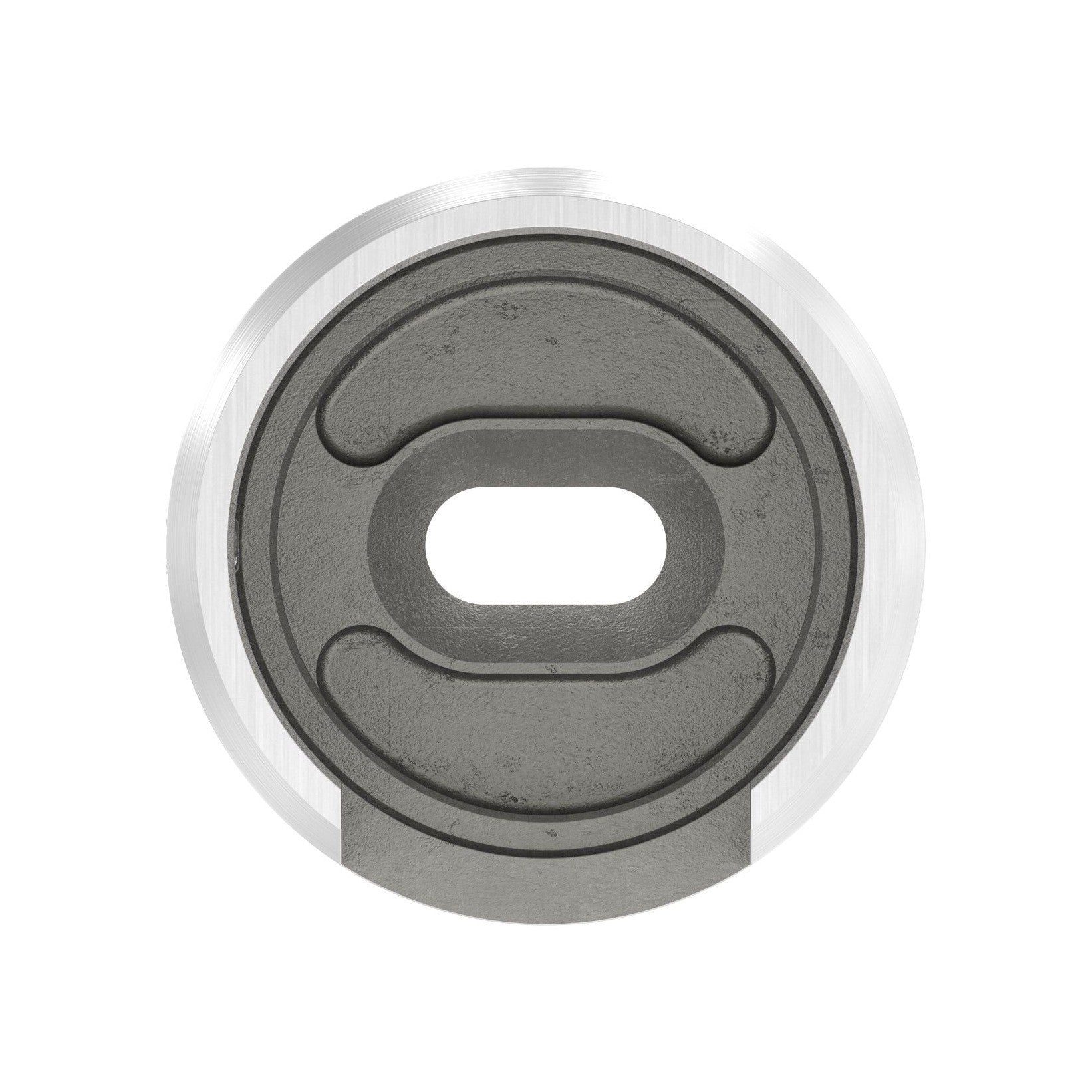 Wandhalter für Rund-Nutrohr, V2A