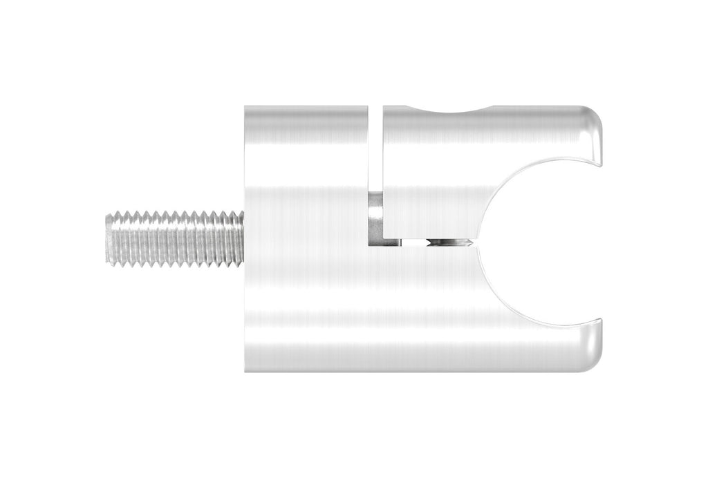 Blechhalter für rundes Klemmprofil, V2A