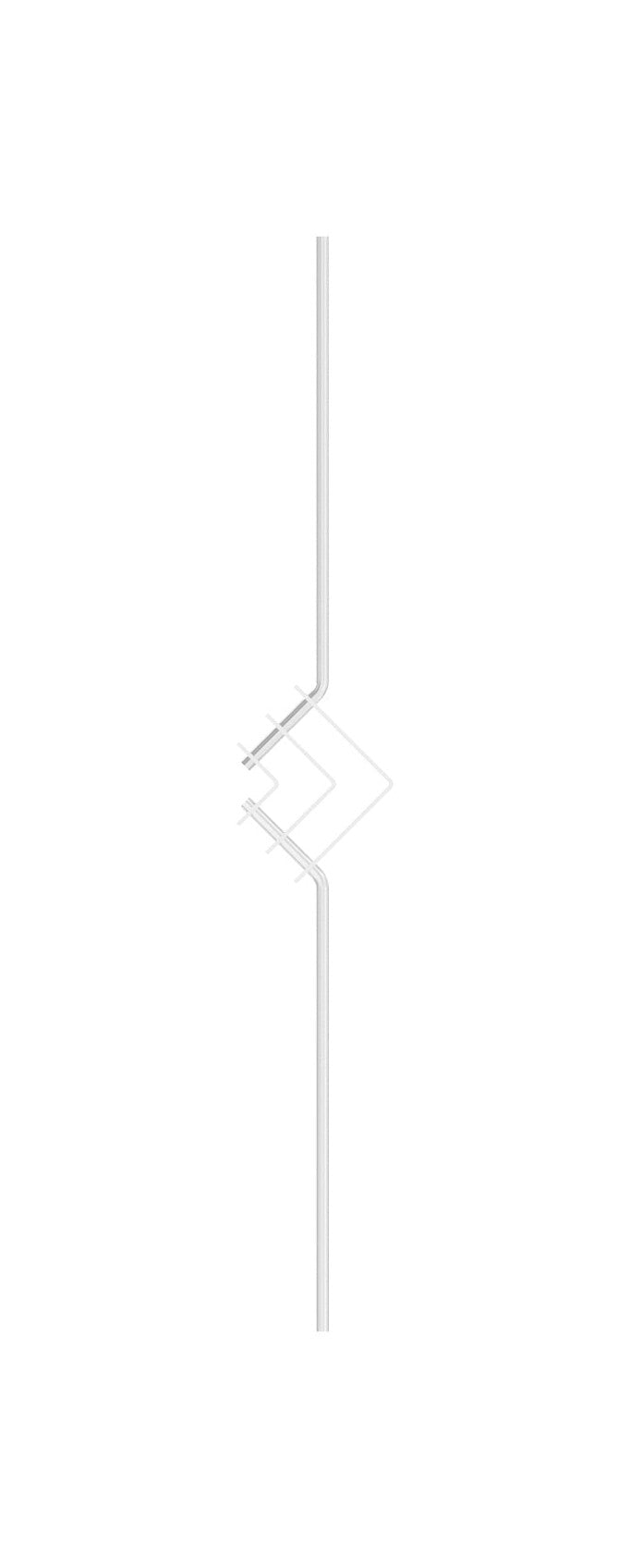 Designstab, Länge 1000 mm, V2A