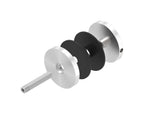 Glaspunkthalter Ø 62 mm, Klemmbereich 6.0 - 21.52 mm, V2A