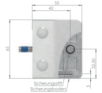 Glasklemme mit AbZ Modell 35