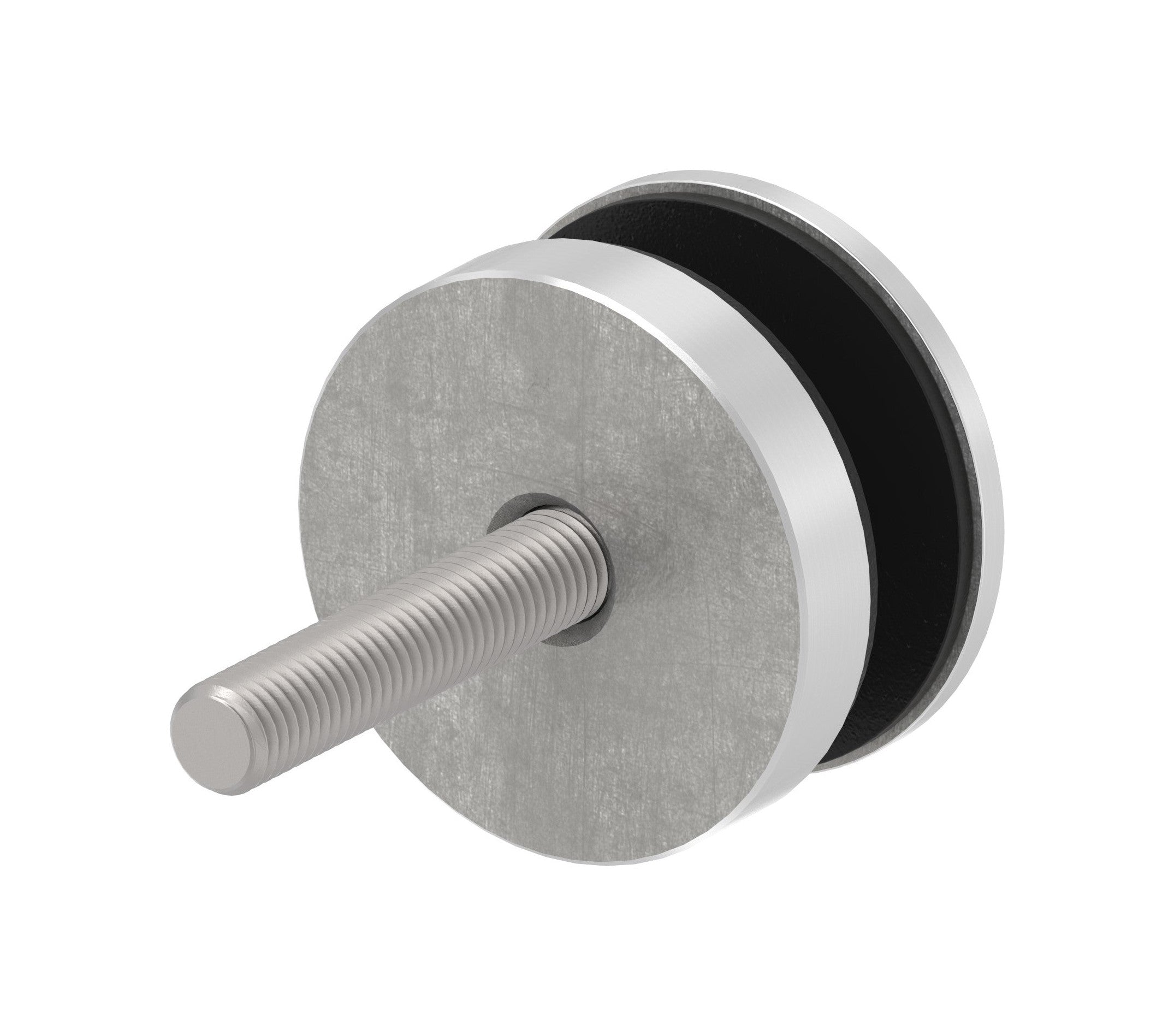 Glaspunkthalter Ø 52 mm mit Schraube, Klemmbereich 6.0 - 21.52 mm, V2A