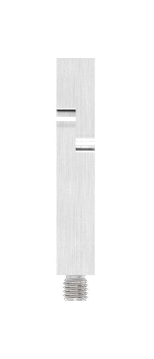 Gelenkstift Edelstahl, quadratisch, 1 x Außengewinde, 1 x Innengewinde, V2A
