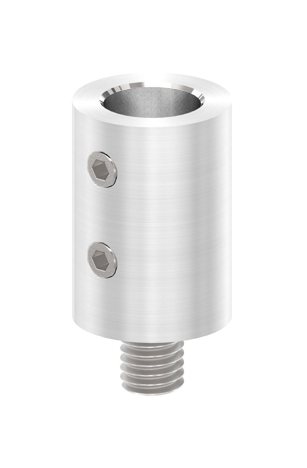 Gewindeadapter M8, für Handlaufhalter mit Stift Ø 12 mm ohne Gewinde, V2A
