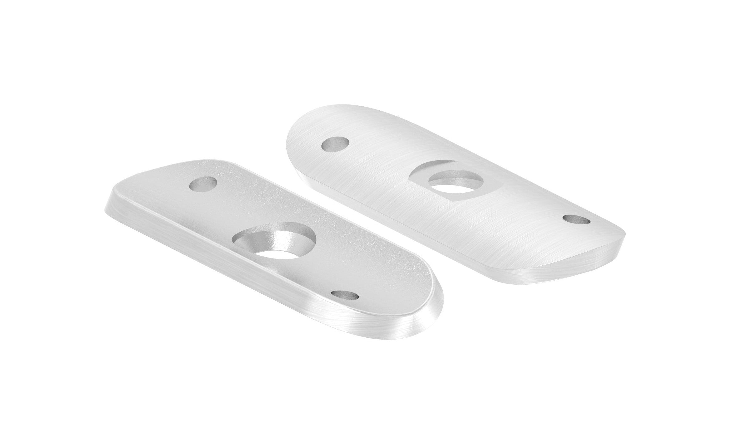 Handlaufanschlussplatte für Handlauf Ø 42,4 mm, zum Vernieten