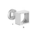 Wandbefestigung für Rohr 30 x 30 mm