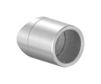 Edelstahl Rohrbefestigung, zum Festklemmen an 42,4 mm Rohr, V2A