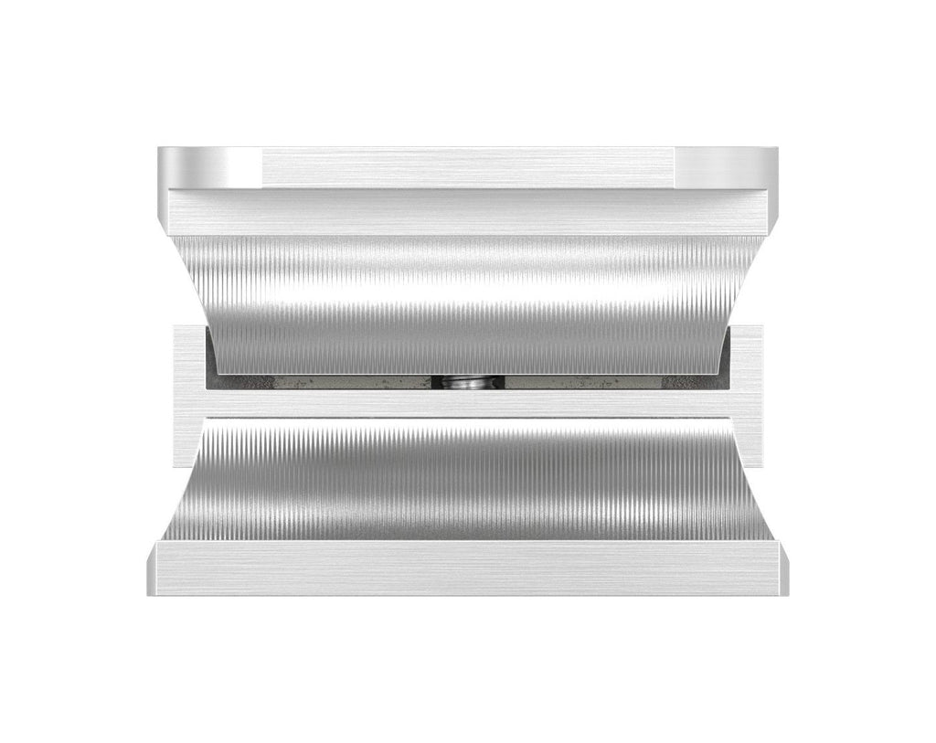 Wandhalter für Laufschiene, zum Klemmen, für Glasschiebetürsystem, V2A