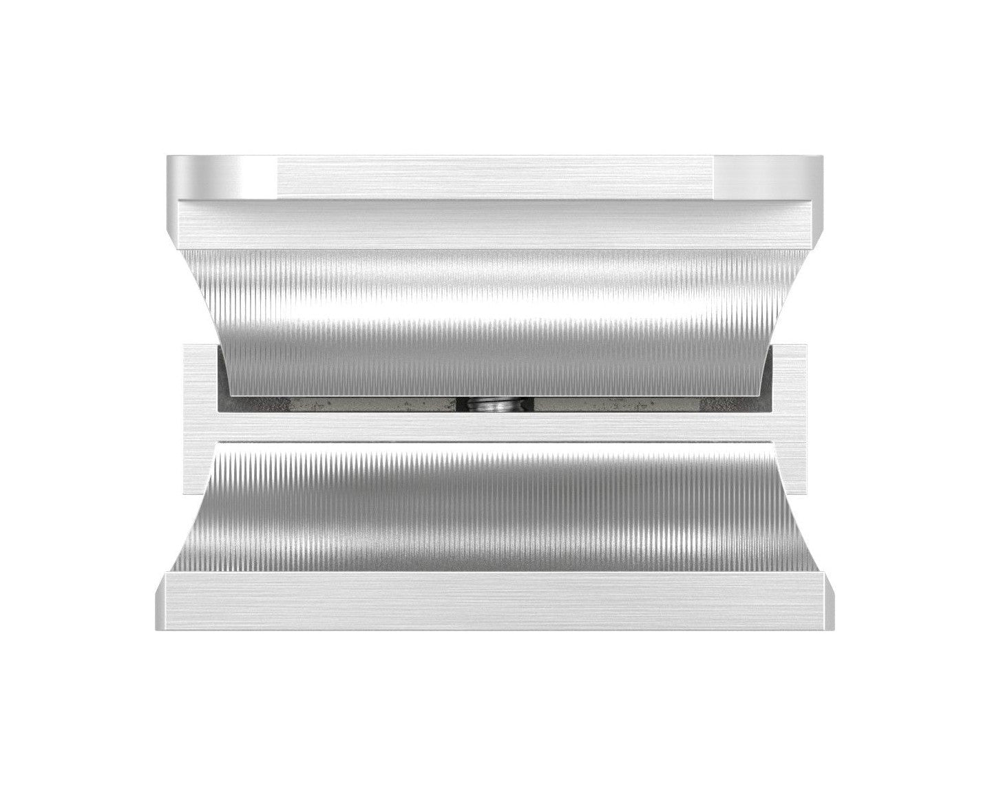 Wandhalter für Laufschiene, zum Klemmen, für Glasschiebetürsystem, V2A