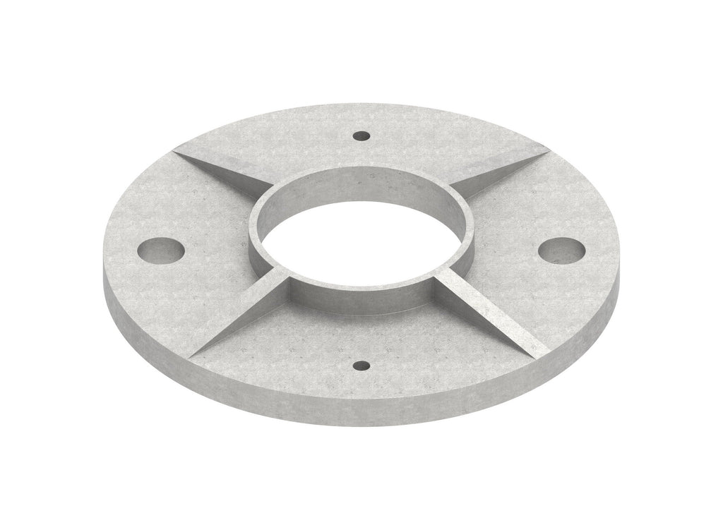 Ankerplatte 120 x 8 mm, Mittelbohrung 48,5 mm