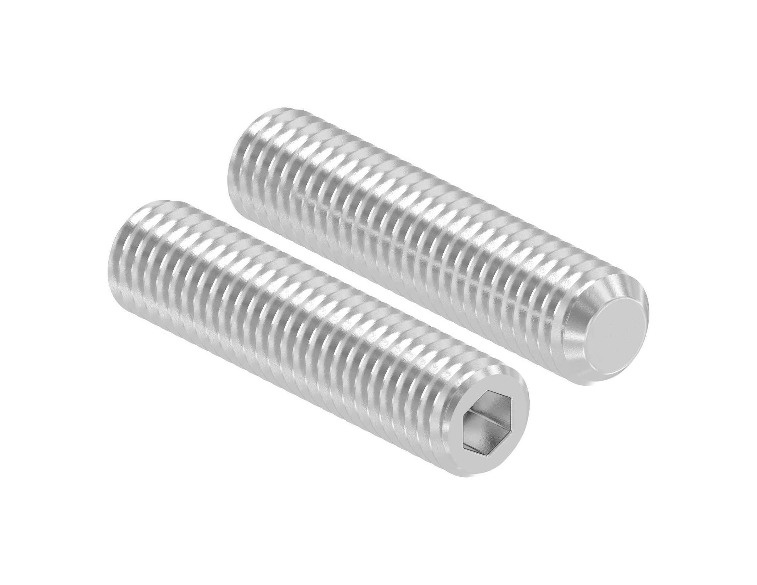 Gewindestift M8 x 35 mit Innensechskant und Kegelkuppe