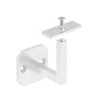 Handlaufhalter mit Anschlussplatte, zum Anschrauben des Handlaufs, V2A / V4A