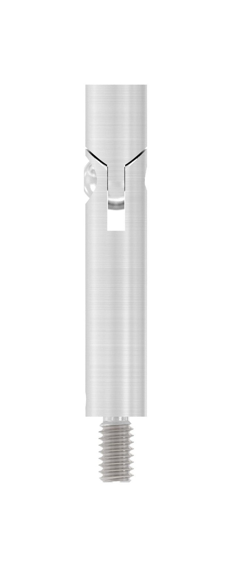 Gelenkstift Edelstahl, 360° drehbar, 1 x Außengewinde, 1 x Innengewinde, V2A / V4A