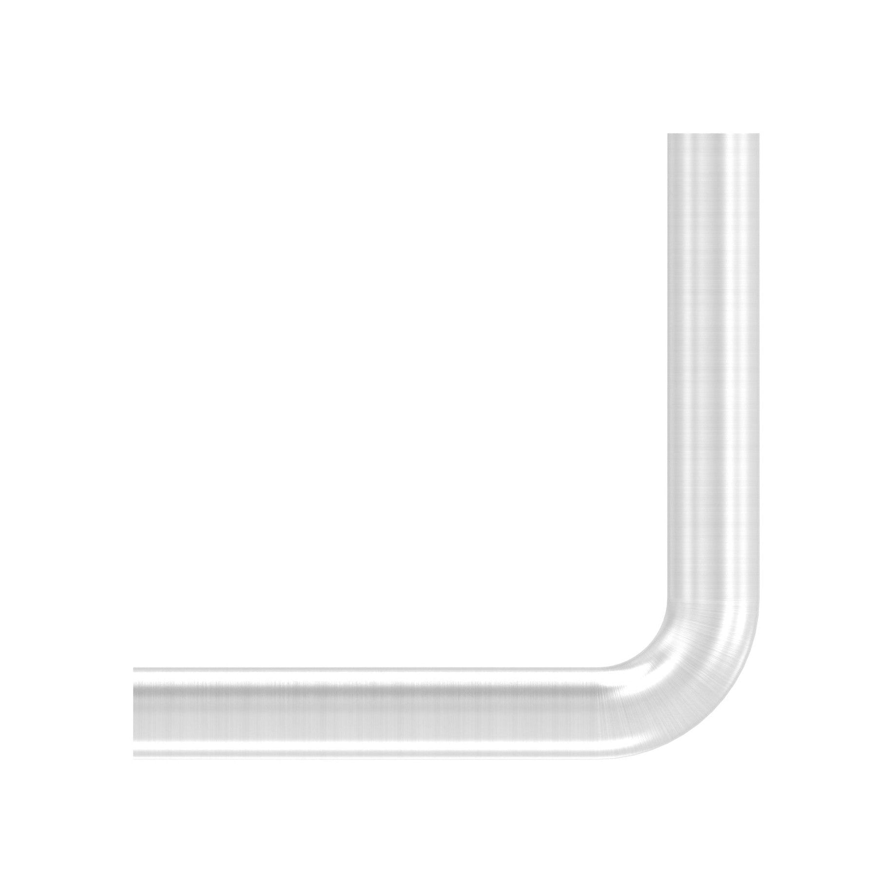 Bügel Edelstahl, 90° gebogen, 2 x Innengewinde, V2A / V4A