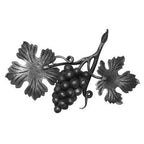 Weinornament inkl. Blätter, Ansatz Ø 8mm, Ø, 240mm x 180mm