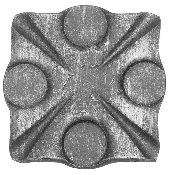 Rosette 8mm, Ø 90x90mm, ungelocht