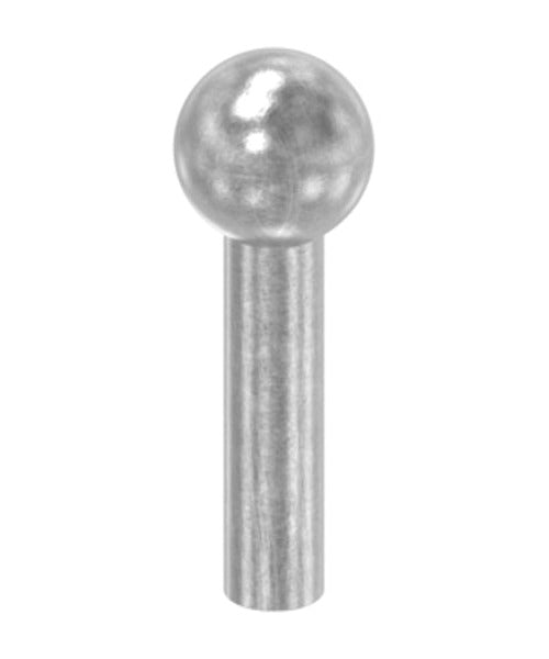Kugelkopfbolzen glatt, Kugel, Schaft, Schaftlänge: