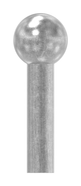 Kugelkopfbolzen glatt, Kugel, Schaft, Schaftlänge: