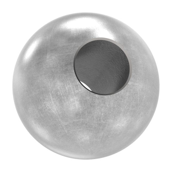 Massivkugel, glatt, mit Durchgangsbohrung