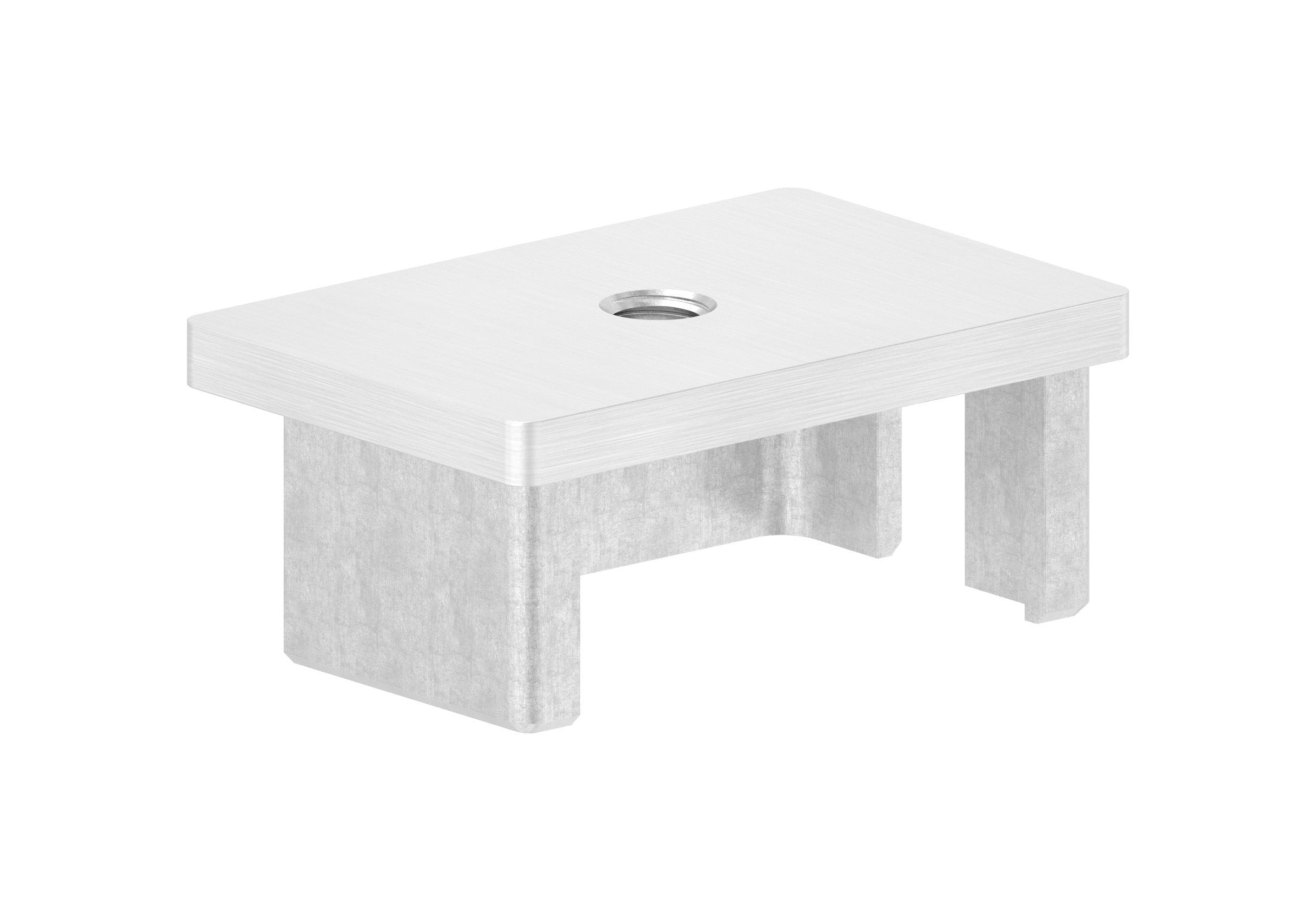Rohrabschlussstopfen für Rohr 60 x 40 x 2,0 mm