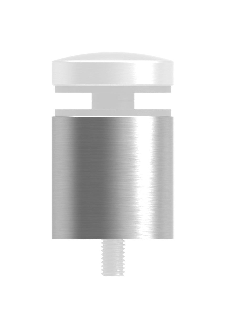Glaspunkthalter 40 mm komplett, hier mit Unterteil Höhe A = 50 mm