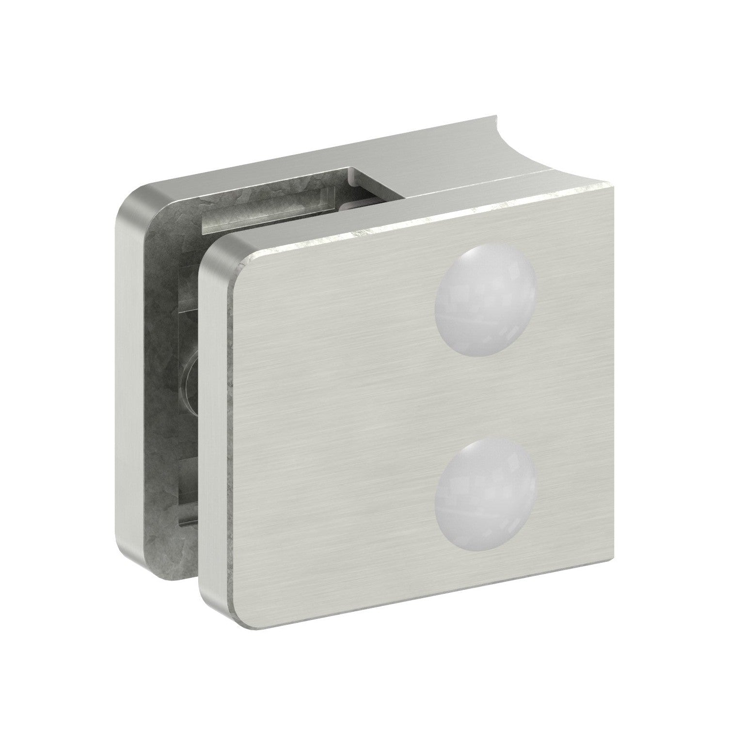 Edelstahleffekt, Anschluss 42,4 mm
