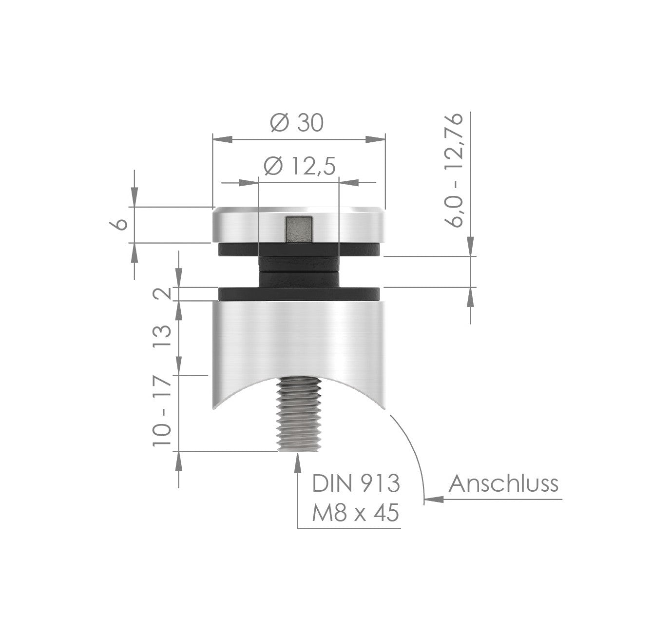 Anschluss Ø 48,3 mm