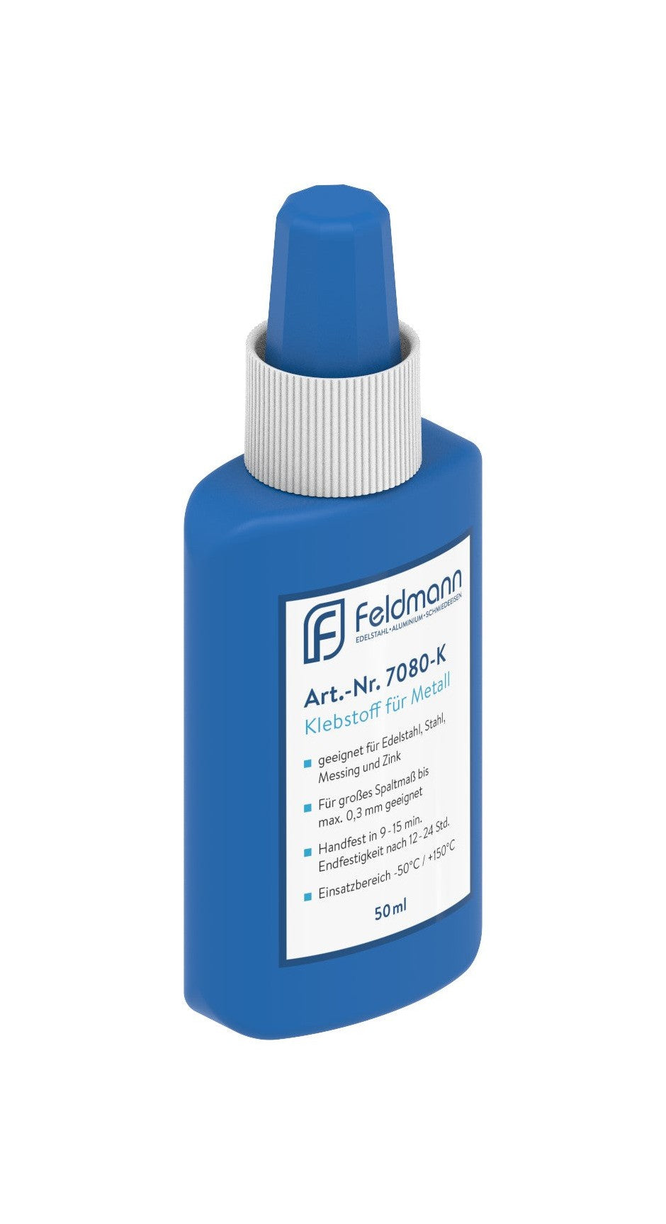 Kleber für Edelstahl, Stahl, Messing und Zink, flüssig, 50 ml