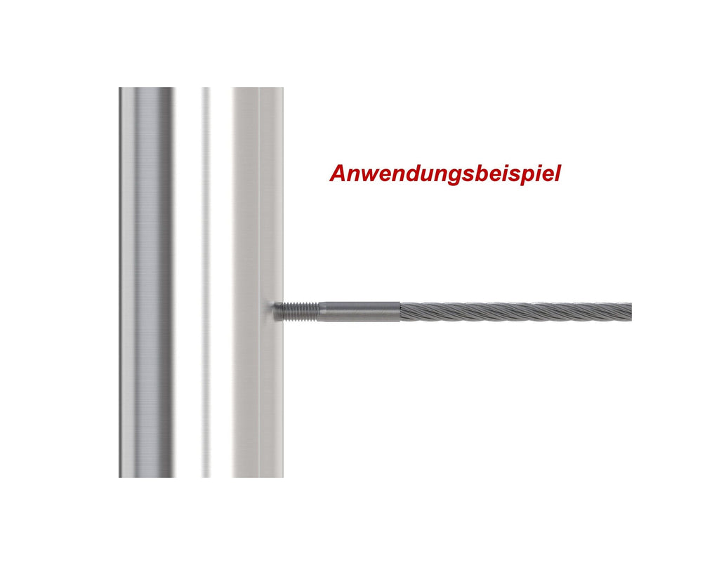 Edelstahl Seil flexibel 7 x 7, V4A