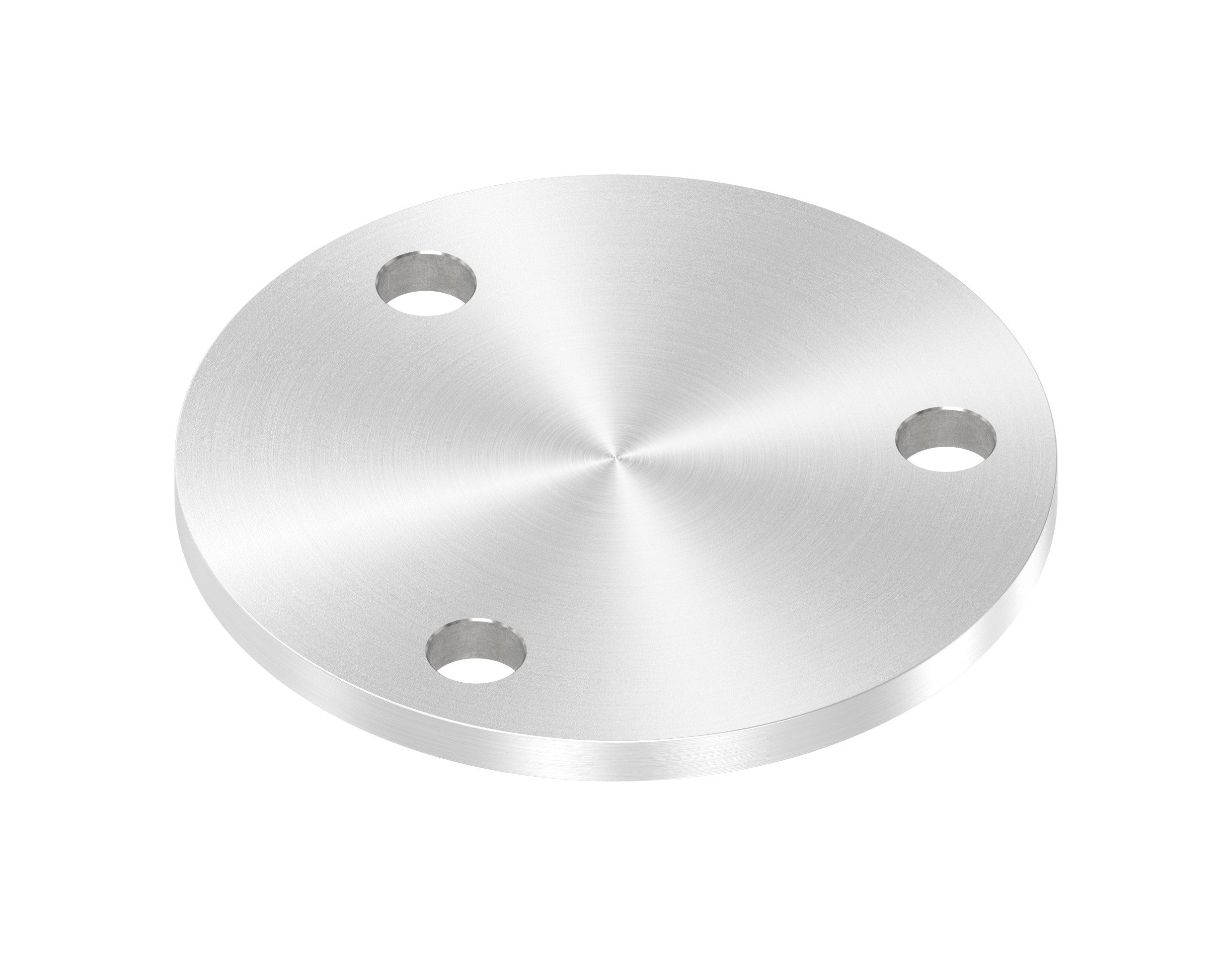 Ankerplatte Ø 100 x 6 mm, Bohrung 11 mm, mit Rundschliff